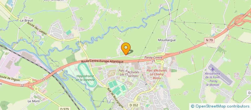 localisation de l'entreprise MONSIEUR HELDER RODRIGUES MENDES  PARAY-LE-MONIAL