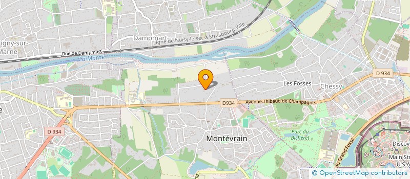 localisation de l'entreprise MONSIEUR HELDER SALVADOR  MONTEVRAIN