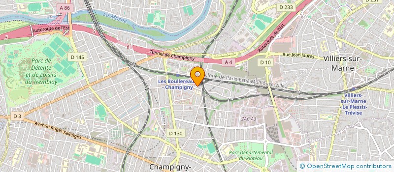 localisation de l'entreprise MONSIEUR HELDER SEMEDO VEIGA  CHAMPIGNY-SUR-MARNE