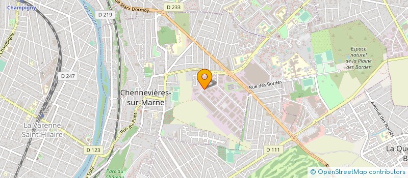 localisation de l'entreprise MONSIEUR HELDER SILVA CARVALHO  CHENNEVIERES-SUR-MARNE