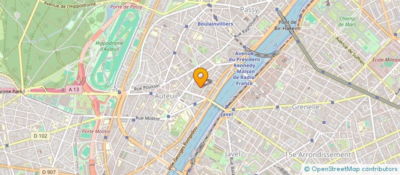 localisation de l'entreprise MONSIEUR HELEN DEQUESNE  PARIS