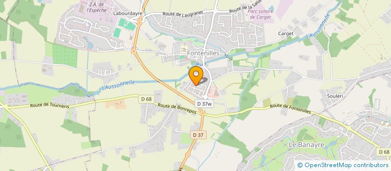 localisation de l'entreprise MONSIEUR HELENIO SANDOVAL à FONTENILLES