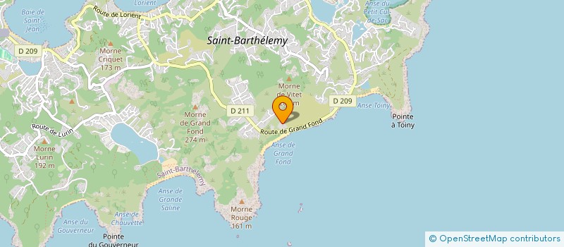 localisation de l'entreprise MONSIEUR HELGE STORM à SAINT BARTHELEMY