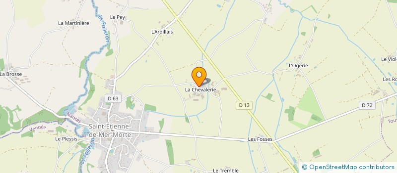 localisation de l'entreprise MONSIEUR HELIER GILET  SAINT-ETIENNE-DE-MER-MORTE