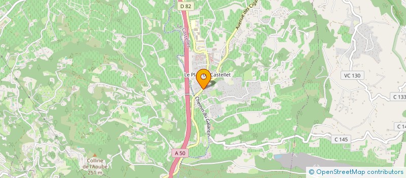 localisation de l'entreprise MONSIEUR HELIO LASSALAS  LE CASTELLET