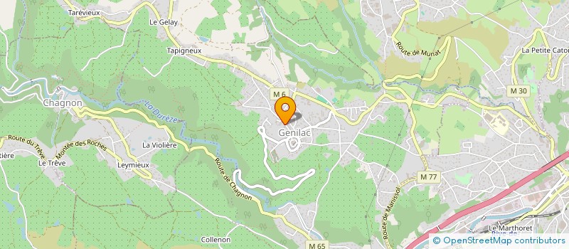 localisation de l'entreprise MONSIEUR HELIO LOPES DAS NEVES  GENILAC