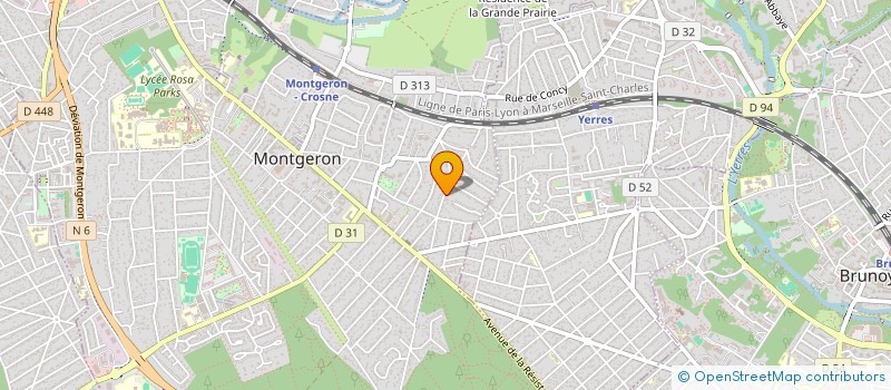 localisation de l'entreprise MONSIEUR HELIO MACABEU AVELINO à MONTGERON