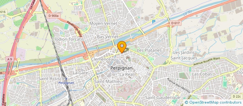 localisation de l'entreprise MONSIEUR HELIOS DUQUENOY  PERPIGNAN