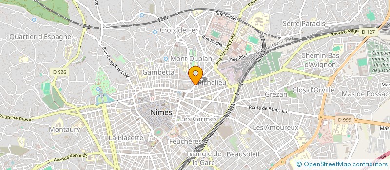 localisation de l'entreprise MONSIEUR HELIOS SANCHEZ à NIMES