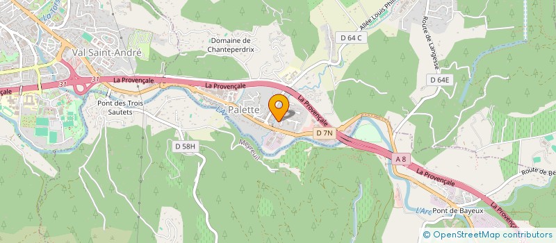 localisation de l'entreprise MONSIEUR HELIOT HIDALGO  LE THOLONET