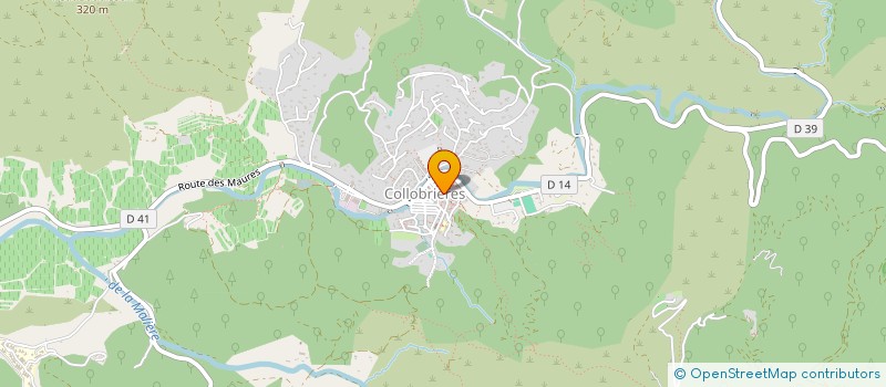 localisation de l'entreprise MONSIEUR HELLMUT BEIER à COLLOBRIERES