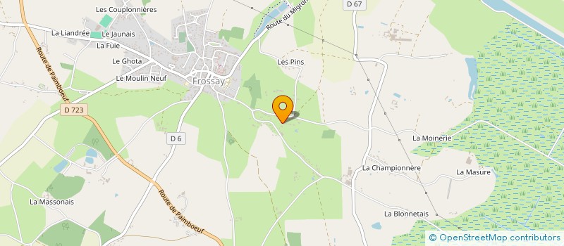 localisation de l'entreprise MONSIEUR HELMET MOTTUS  FROSSAY