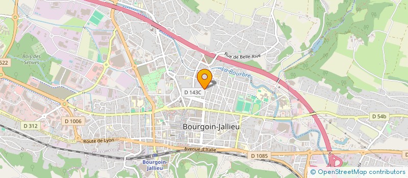 localisation de l'entreprise MONSIEUR HELMI BEN ABDALLAH  BOURGOIN-JALLIEU