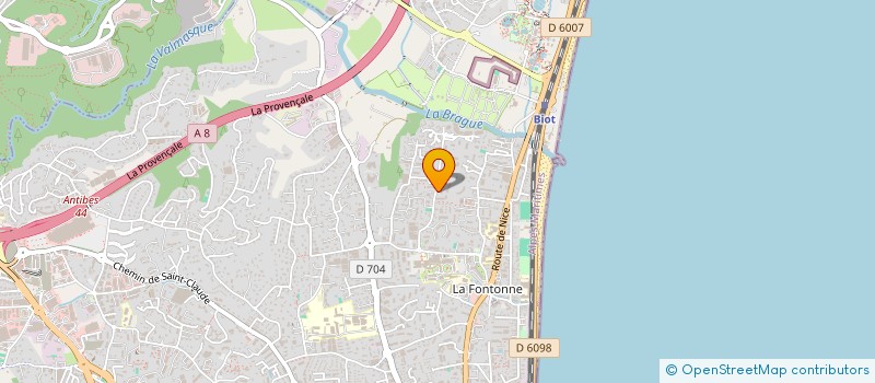 localisation de l'entreprise MONSIEUR HELMI BEN SALAH à ANTIBES