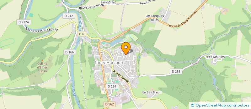 localisation de l'entreprise MONSIEUR HELMI FATTOUM  THURY-HARCOURT-LE-HOM