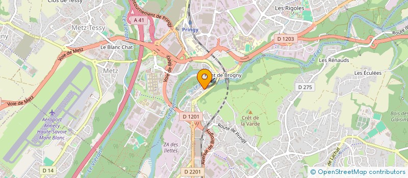 localisation de l'entreprise MONSIEUR HELMI METHANNI  ANNECY