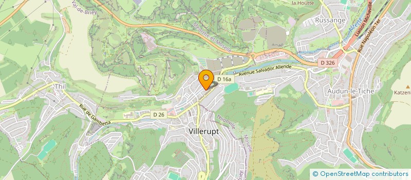 localisation de l'entreprise MONSIEUR HELMUT KEIPER  VILLERUPT