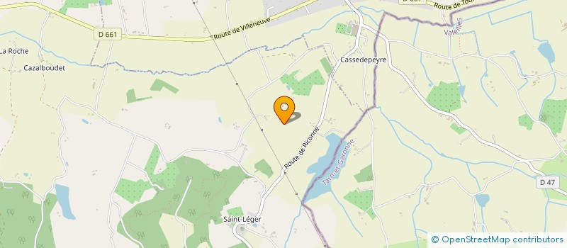 localisation de l'entreprise MONSIEUR HELMUT SCHATZ  PENNE-D'AGENAIS