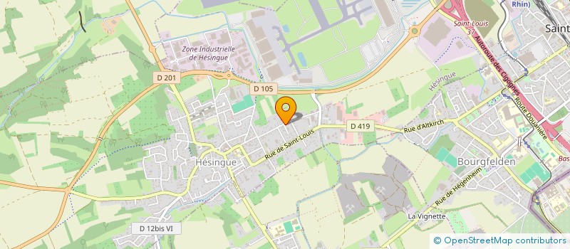 localisation de l'entreprise MONSIEUR HELMUT UNGER  HESINGUE