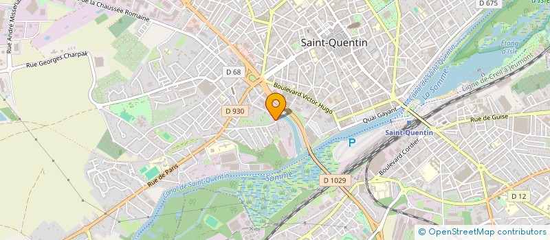 localisation de l'entreprise MONSIEUR HELMUTH PAUL JARRELL  SAINT-QUENTIN