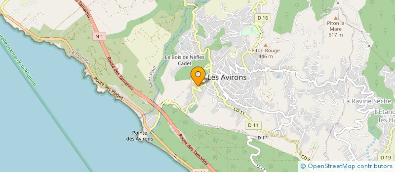 localisation de l'entreprise MONSIEUR HELOIS BERNARD BRIAND  LES AVIRONS