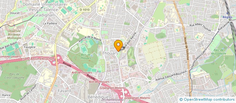 localisation de l'entreprise MONSIEUR HELSON FOUCHER  TALENCE