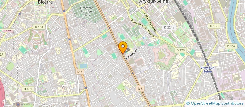 localisation de l'entreprise MONSIEUR HELTON BARROS MOREIRA  IVRY-SUR-SEINE