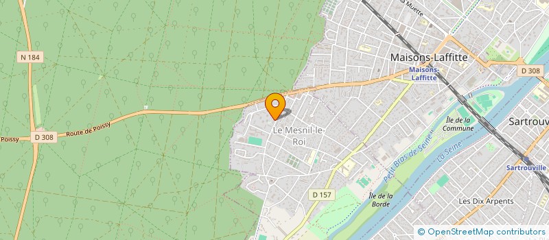 localisation de l'entreprise MONSIEUR HELTON DEUTOU POLLA  LE MESNIL-LE-ROI