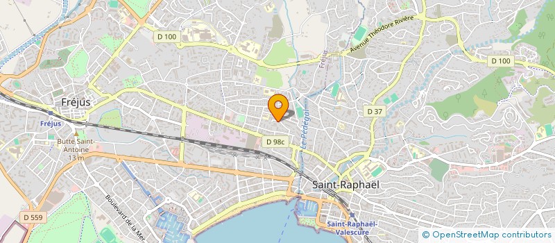 localisation de l'entreprise MONSIEUR HELYESS TOUIL à FREJUS