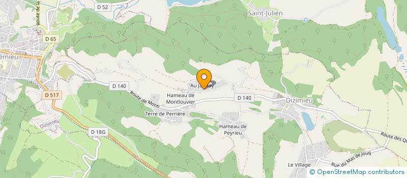 localisation de l'entreprise MONSIEUR HEMDY DELLA VALLE  DIZIMIEU