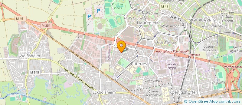 localisation de l'entreprise MONSIEUR HEMEN TAWAZOH à STRASBOURG