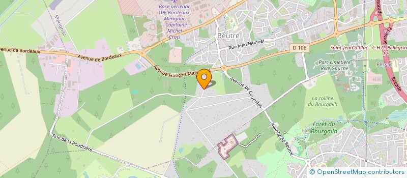 localisation de l'entreprise MONSIEUR HEMERYCK MARTIN à MERIGNAC