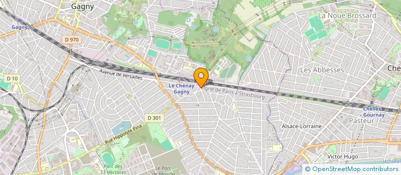 localisation de l'entreprise MONSIEUR HEMMAMUTHE GOUDIABY  GAGNY