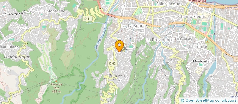 localisation de l'entreprise MONSIEUR HEMRICK BERTRAND  SAINT-DENIS