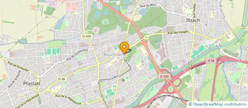 localisation de l'entreprise MONSIEUR HEMZA BEIDA  MULHOUSE