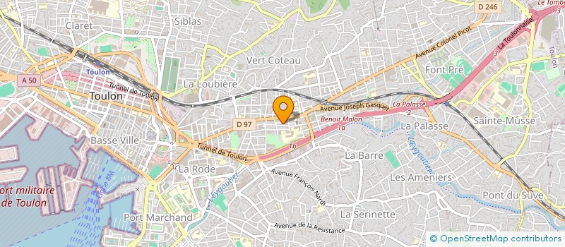 localisation de l'entreprise MONSIEUR HEMZA BENAISSA  TOULON