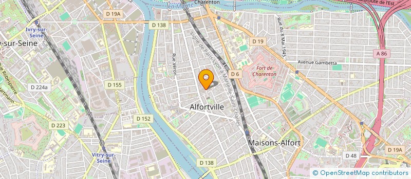 localisation de l'entreprise MONSIEUR HEMZA BOUSRI à ALFORTVILLE