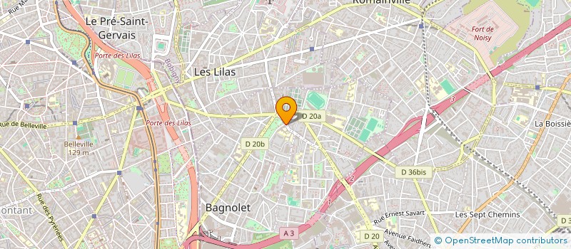 localisation de l'entreprise MONSIEUR HEMZA MEFTAH à BAGNOLET