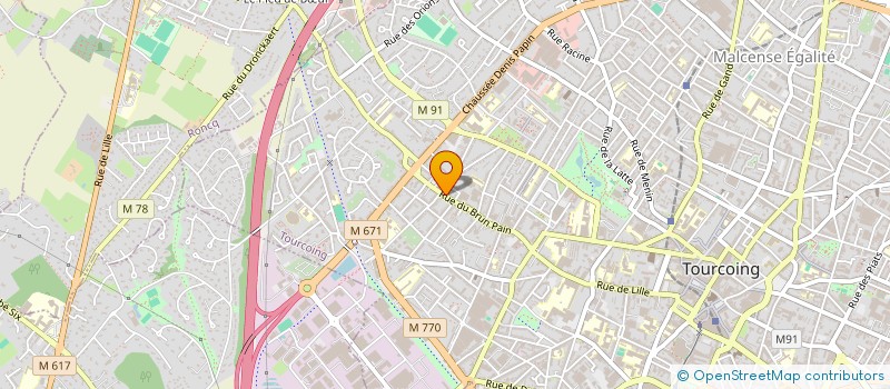 localisation de l'entreprise MONSIEUR HEMZA SEBAA  TOURCOING