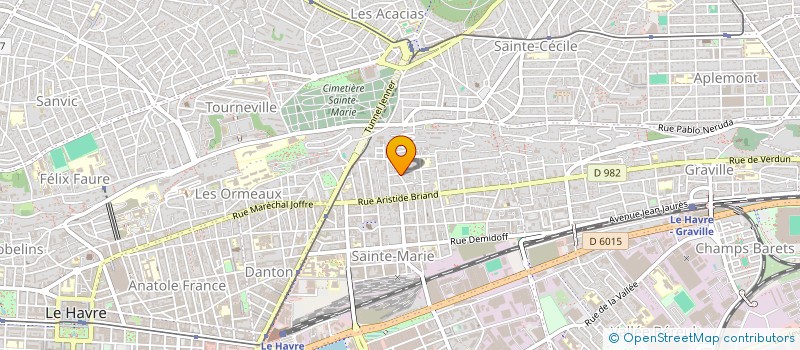 localisation de l'entreprise MONSIEUR HEMZA TAHRAOUI à LE HAVRE