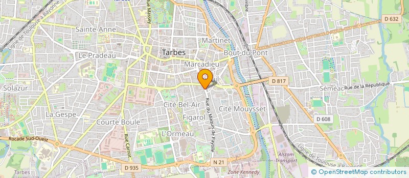 localisation de l'entreprise MONSIEUR HENAZI SAHAROV  TARBES