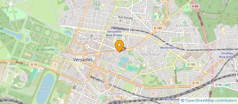 localisation de l'entreprise MONSIEUR HENDRICH CAMPHUIS à VERSAILLES