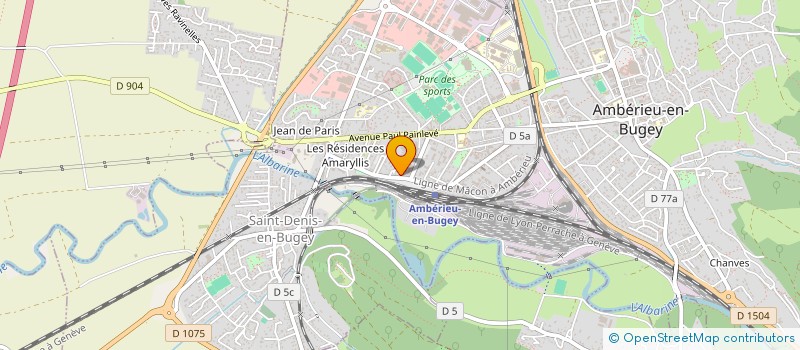 localisation de l'entreprise MONSIEUR HENDRICK SAMSON à AMBERIEU-EN-BUGEY