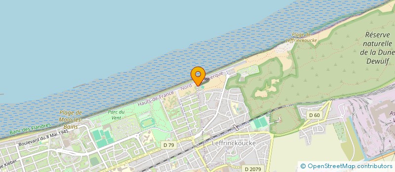 localisation de l'entreprise MONSIEUR HENDRICUS VAASSEN  LEFFRINCKOUCKE