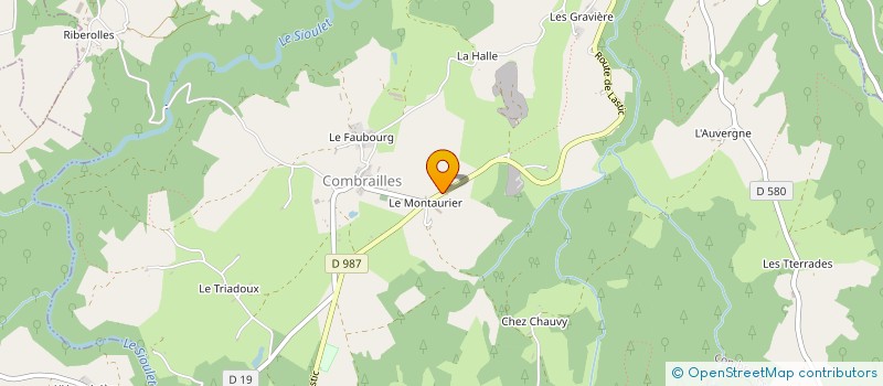 localisation de l'entreprise MONSIEUR HENDRIK CROMWIJK  COMBRAILLES