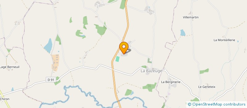 localisation de l'entreprise MONSIEUR HENDRIK LANGENS  LA BAZEUGE