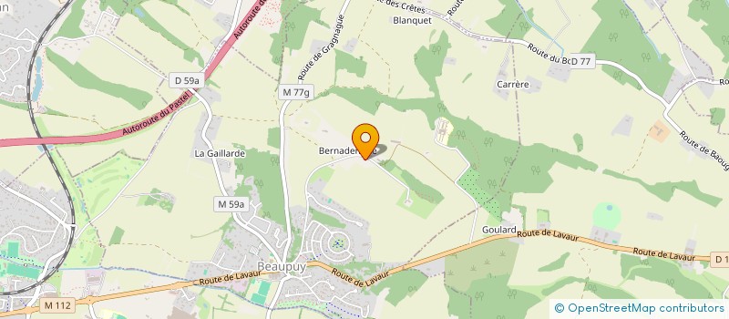 localisation de l'entreprise MONSIEUR HENDY LETTIFI  BEAUPUY