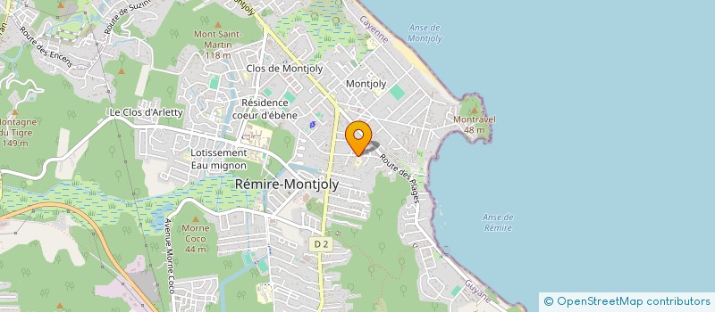 localisation de l'entreprise MONSIEUR HENDY N'GUYEN VAN-DANH  REMIRE-MONTJOLY