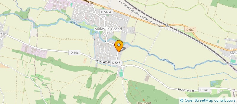localisation de l'entreprise MONSIEUR HENERICK CHAISE  MALAY-LE-GRAND