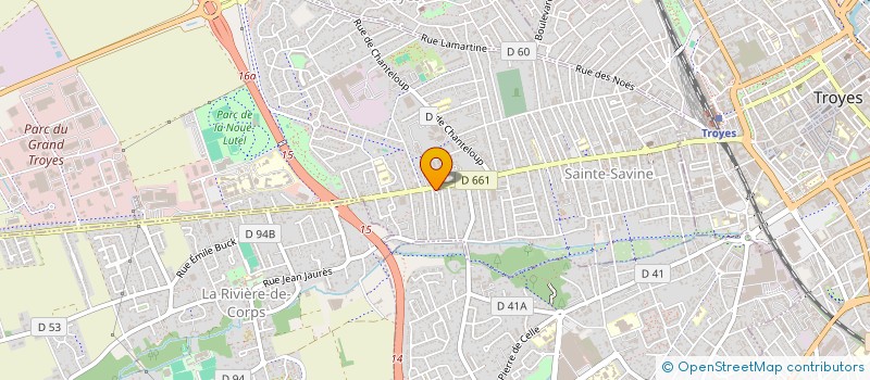 localisation de l'entreprise MONSIEUR HENERICK MERCIER  SAINTE SAVINE